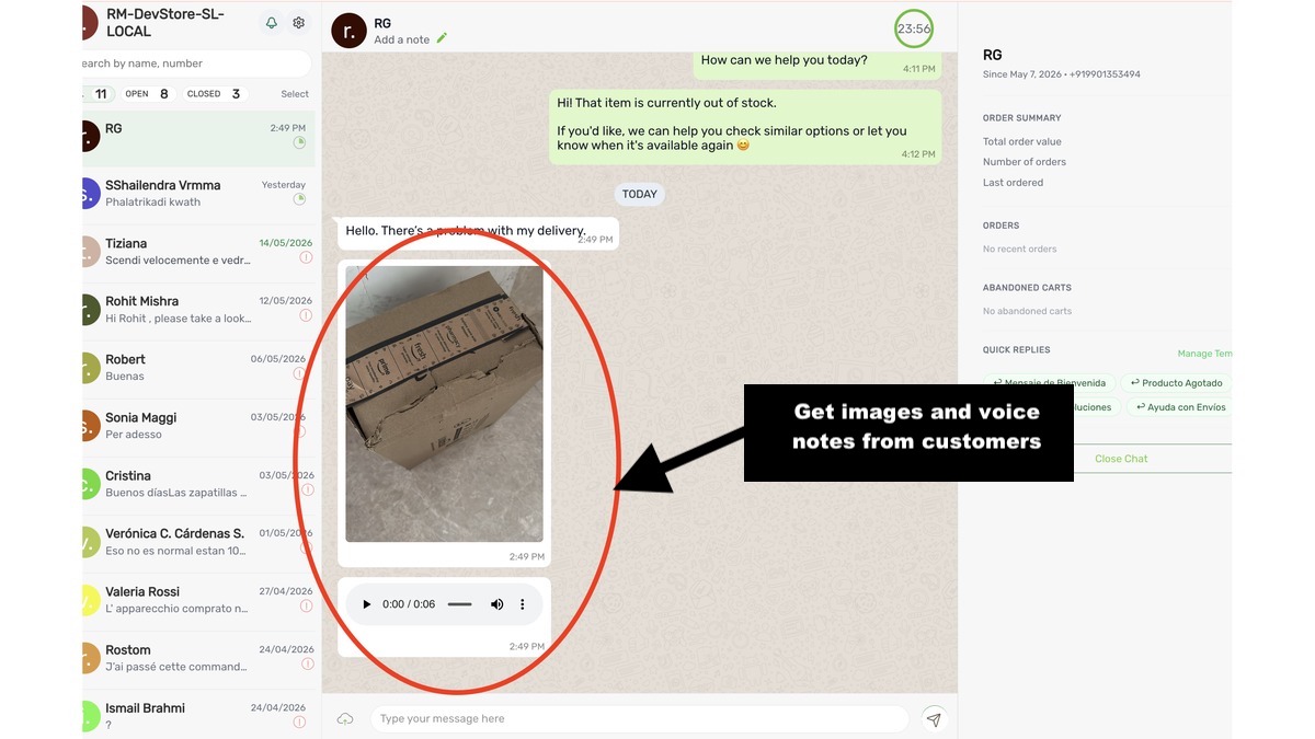 Send Files. See What Customers Send.